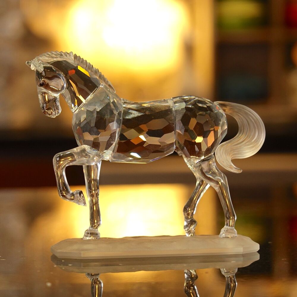 Swarovski Arabian Stallion Horse Figurine Retired